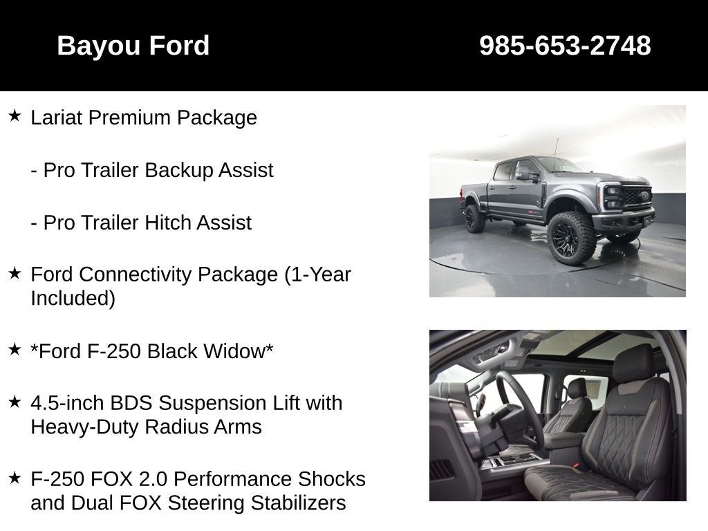 2026 Ford F-250SD Lariat Black Widow