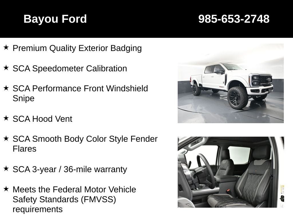 2026 Ford F-250SD SCA Black Widow