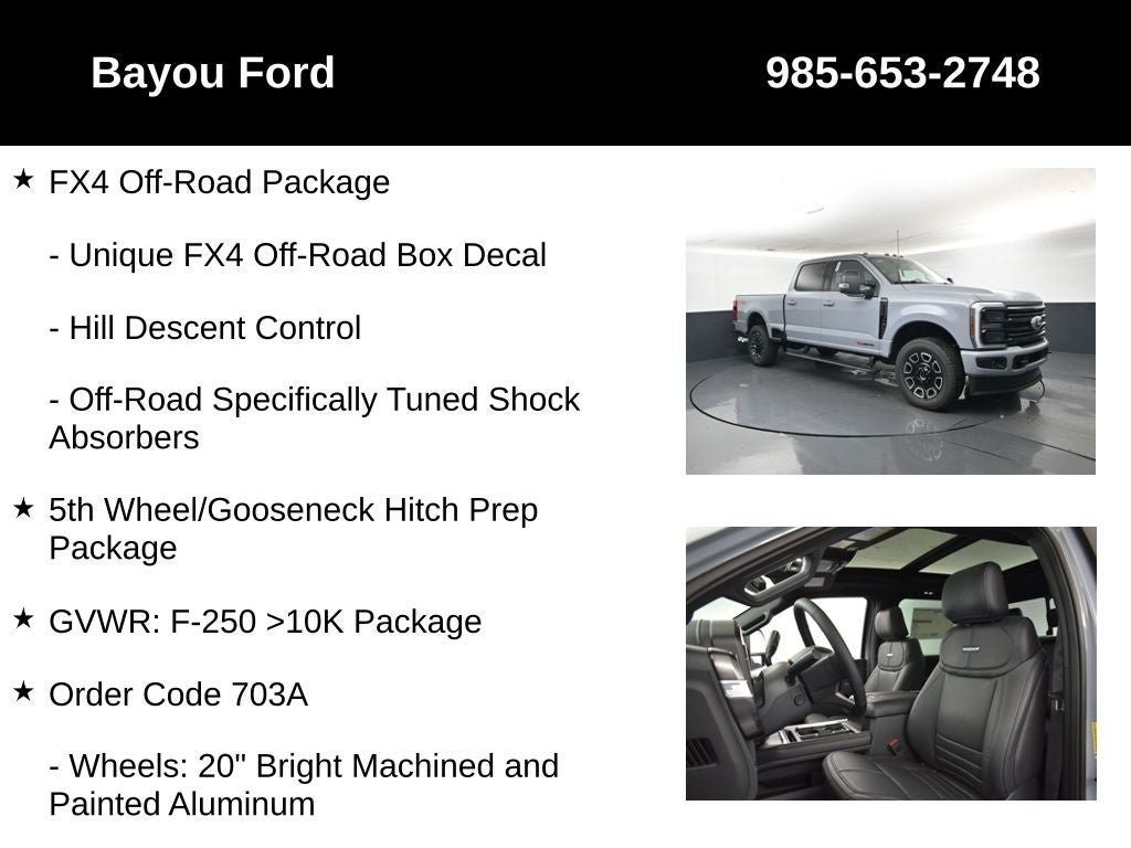 2026 Ford F-250SD Platinum 703A