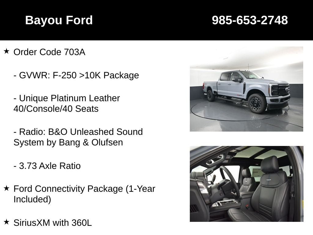 2026 Ford F-250SD Platinum 703A
