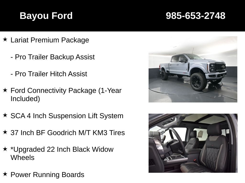2026 Ford F-250SD SCA Black Widow