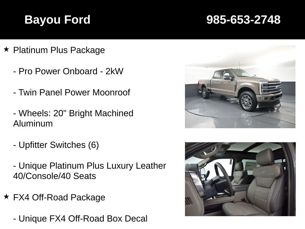 2026 Ford F-250SD Platinum 703A