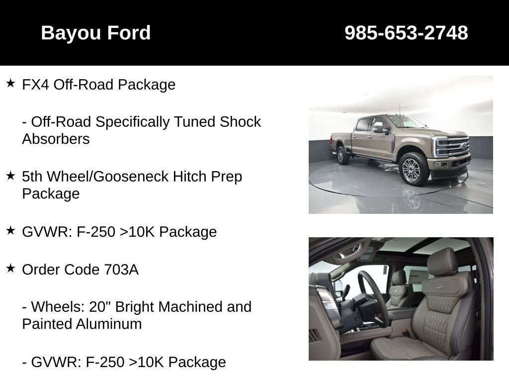 2026 Ford F-250SD Platinum 703A