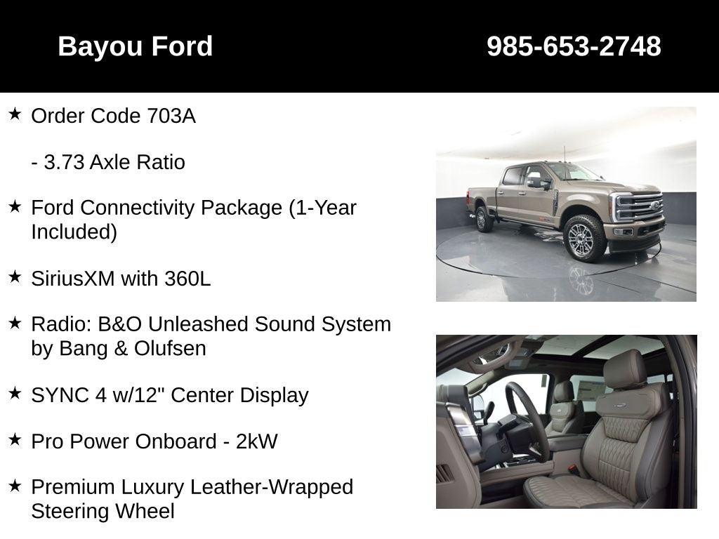 2026 Ford F-250SD Platinum 703A