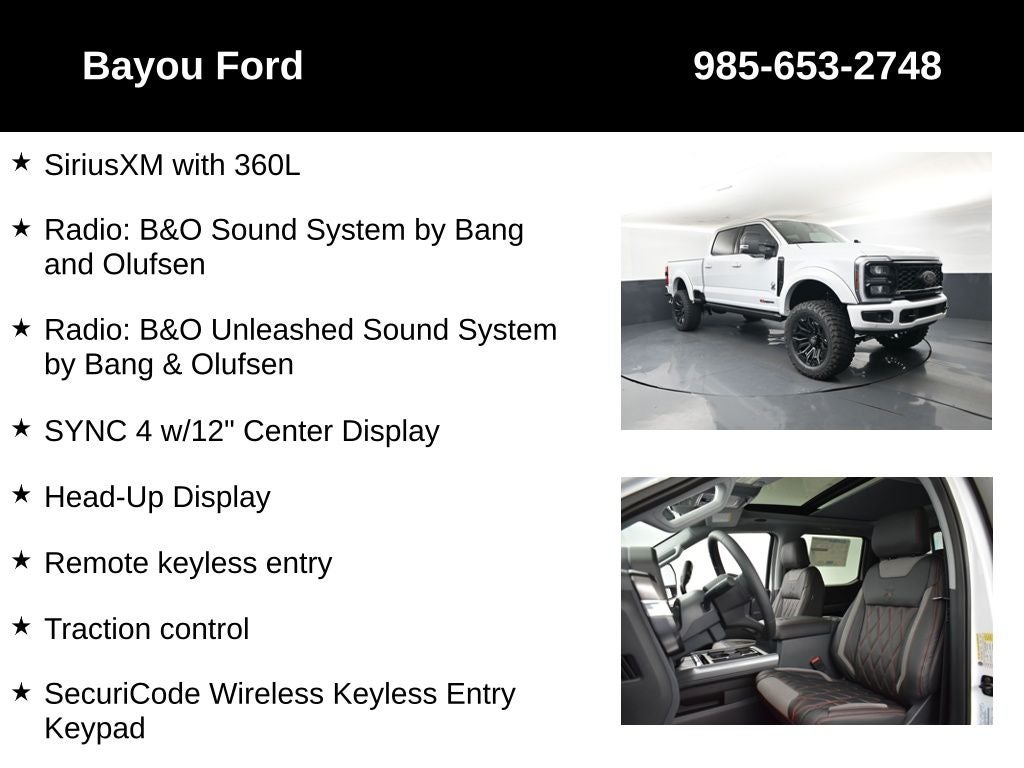 2026 Ford F-250SD SCA Black Widow