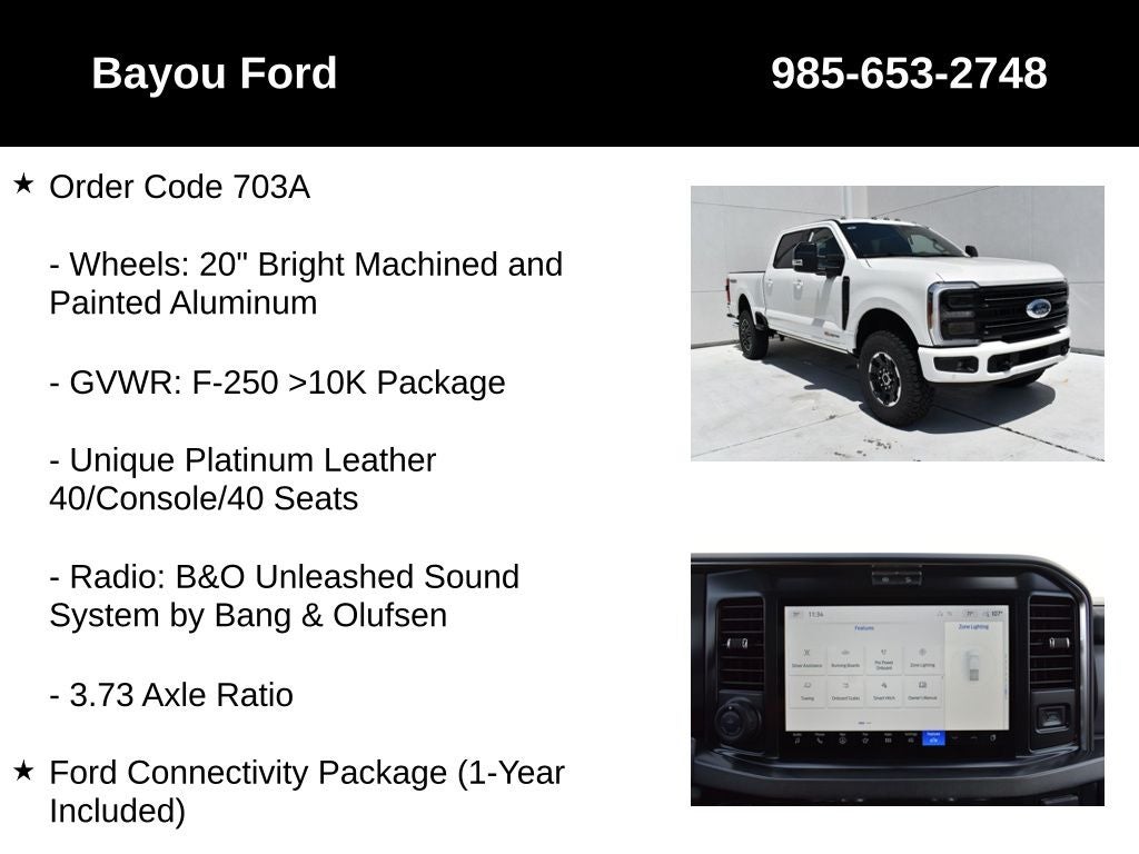 2026 Ford F-250SD Platinum 703A