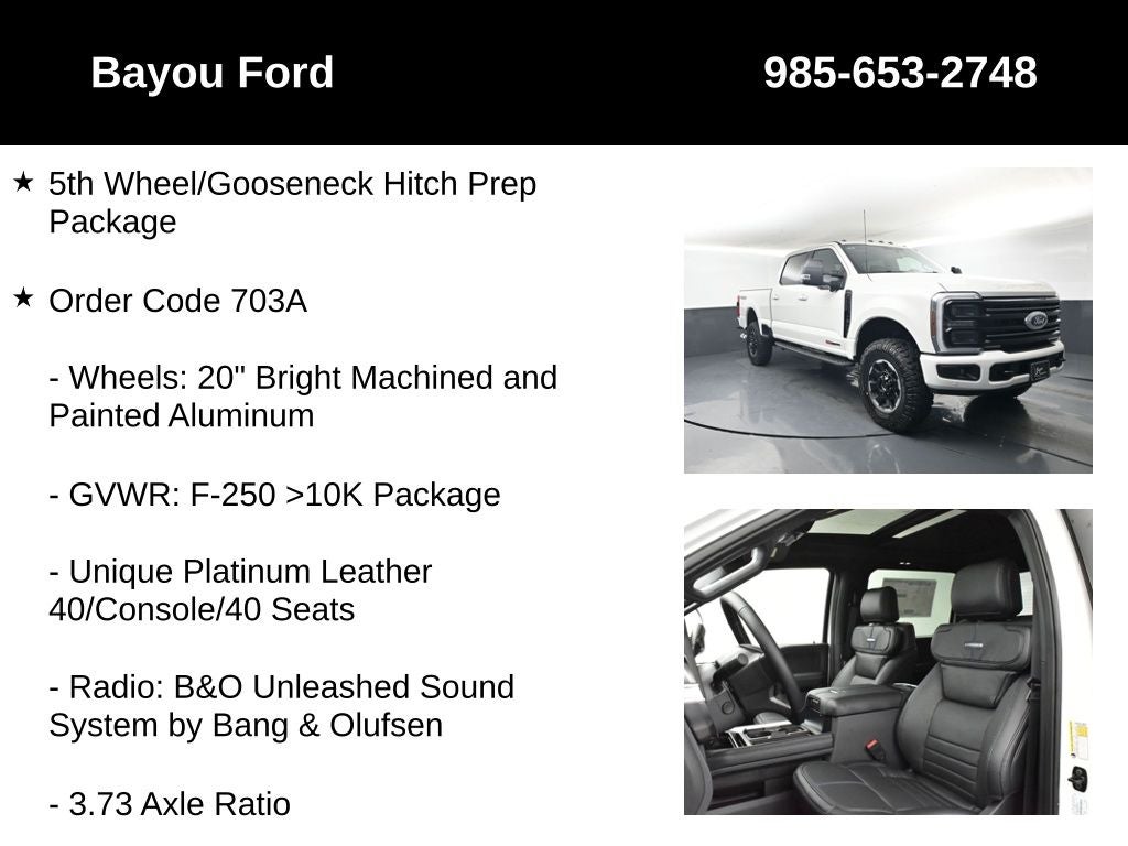 2026 Ford F-250SD Platinum 703A