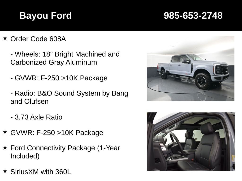 2026 Ford F-250SD Lariat 608A