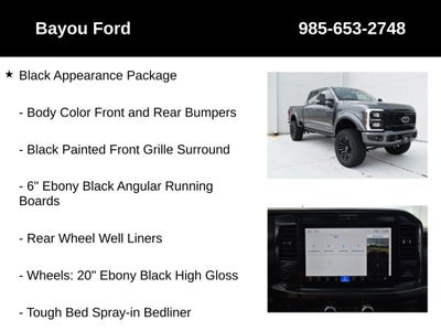 2026 Ford F-250SD SCA Black Widow