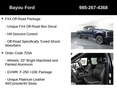 2025 Ford F-250SD Platinum 703A