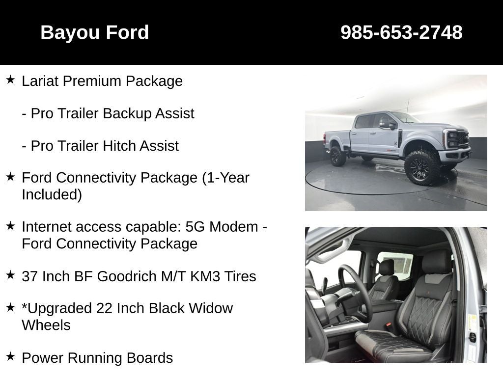 2026 Ford F-250SD SCA Black Widow