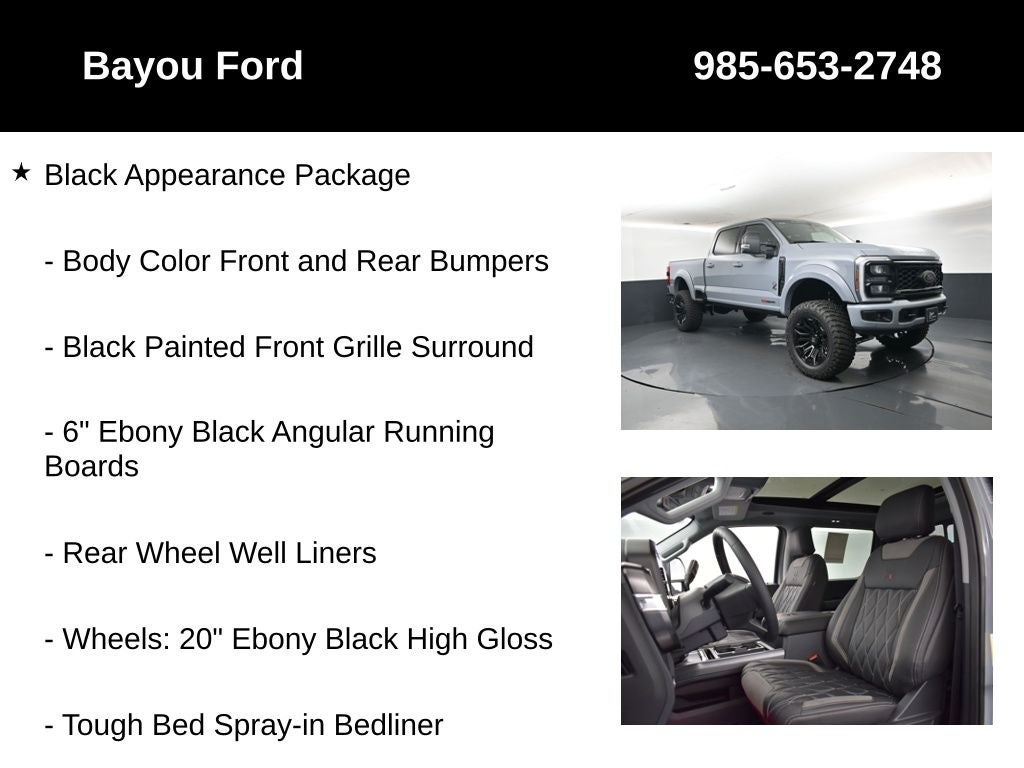 2026 Ford F-250SD Lariat Black Widow