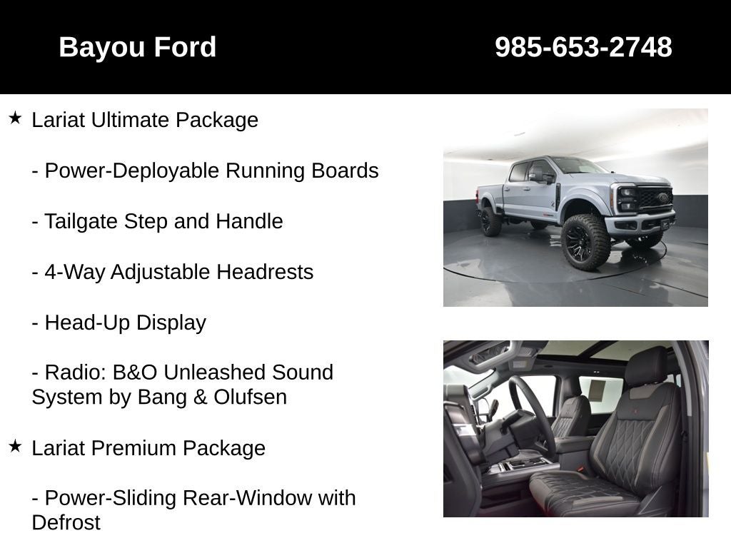 2026 Ford F-250SD Lariat Black Widow