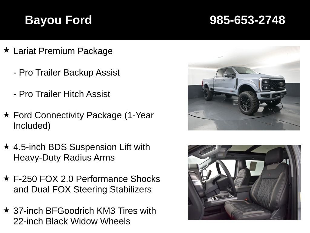 2026 Ford F-250SD Lariat Black Widow
