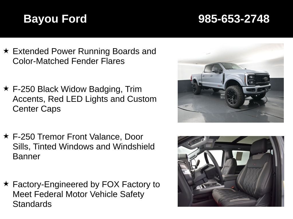 2026 Ford F-250SD Lariat Black Widow