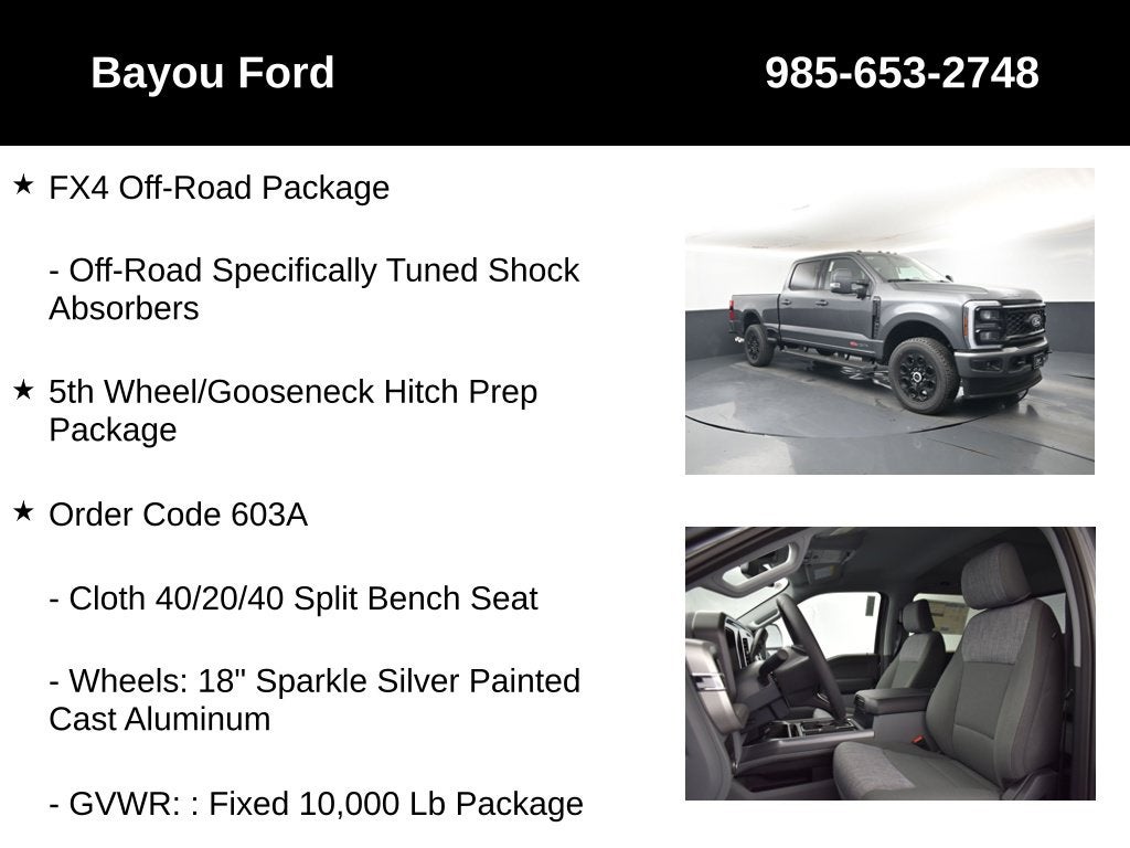 2027 Ford F-250SD XLT 603A