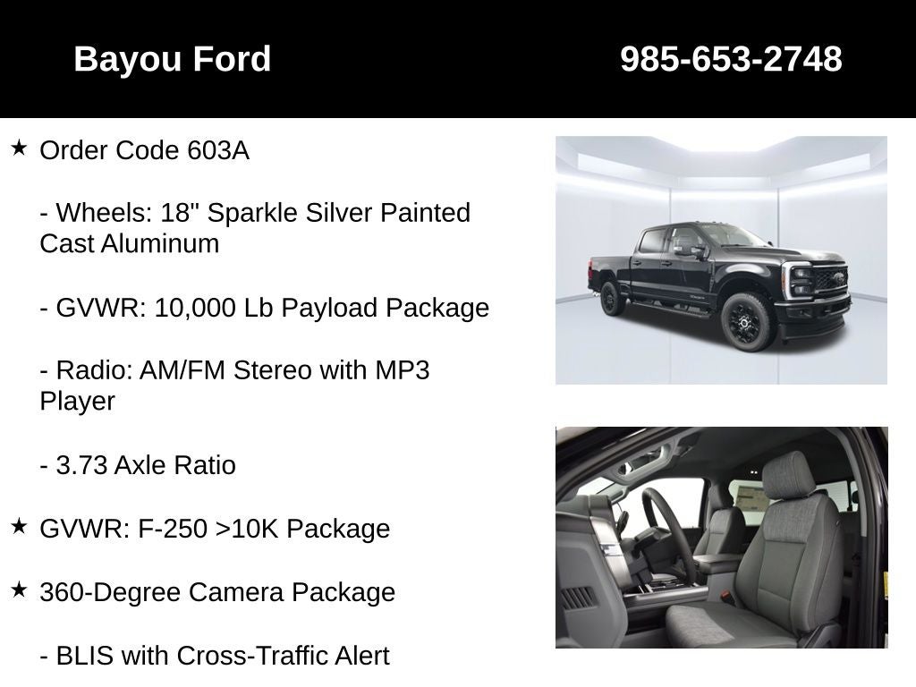 2026 Ford F-250SD XLT 603A