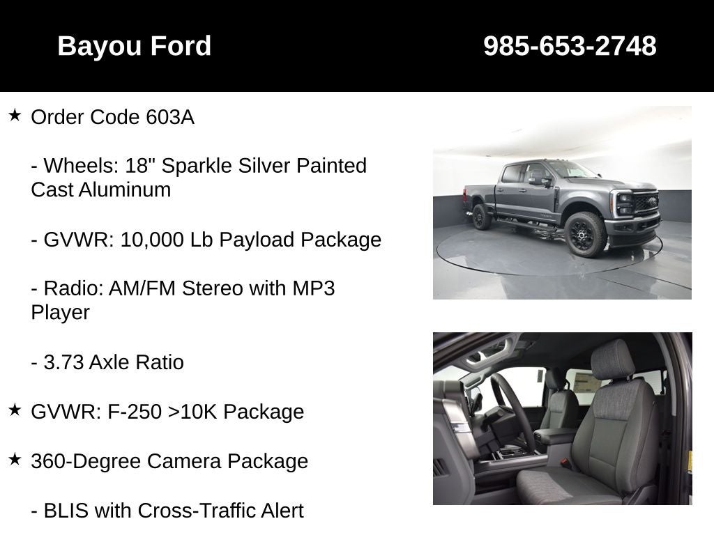 2026 Ford F-250SD XLT 603A