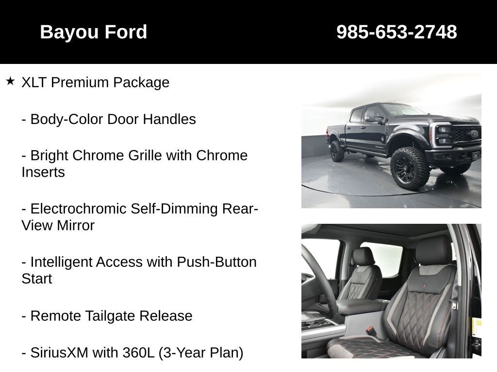 2026 Ford F-250SD SCA Black Widow