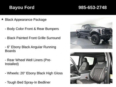 2026 Ford F-250SD SCA Black Widow