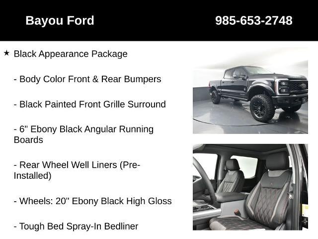 2026 Ford F-250SD SCA Black Widow