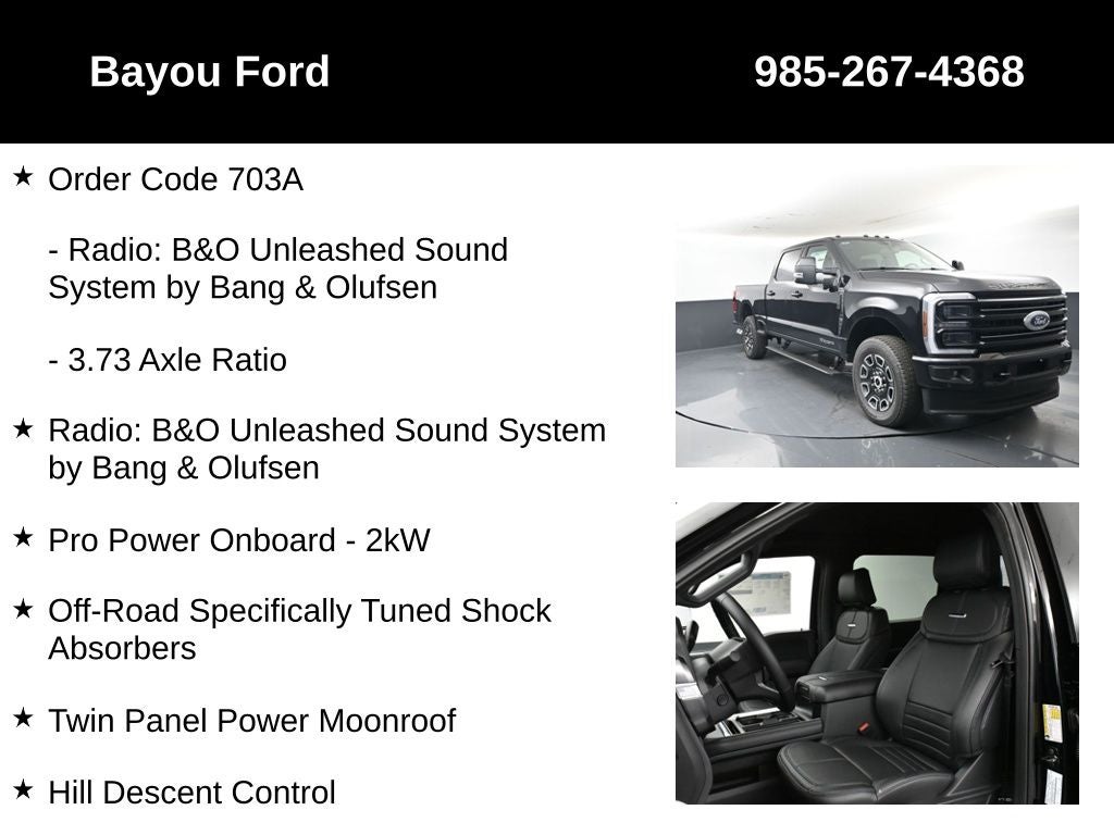 2025 Ford F-250SD Platinum 703A