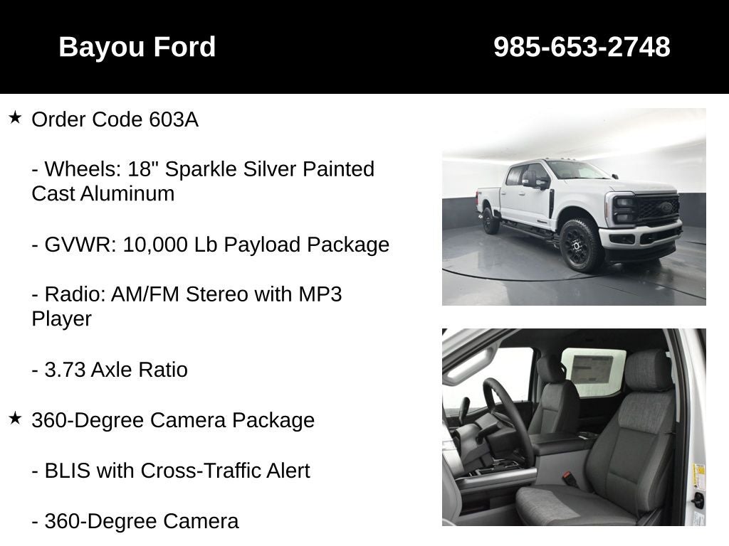 2026 Ford F-250SD XLT 603A