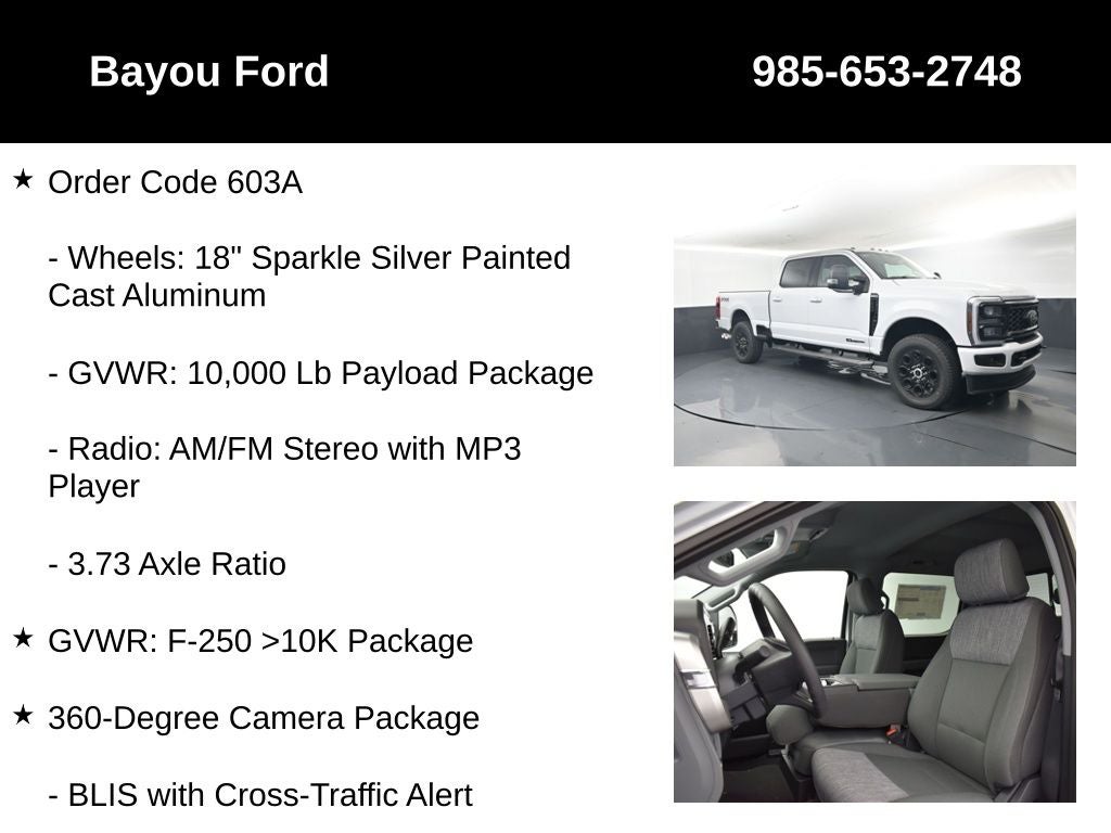 2026 Ford F-250SD XLT 603A