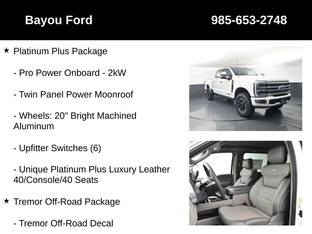 2026 Ford F-350SD Platinum 713A