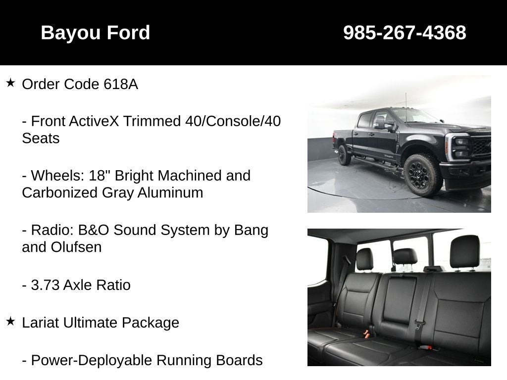 2025 Ford F-350SD Lariat 618A