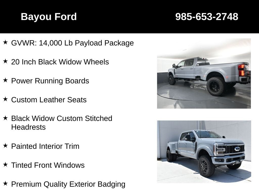 2026 Ford F-350SD SCA Black Widow