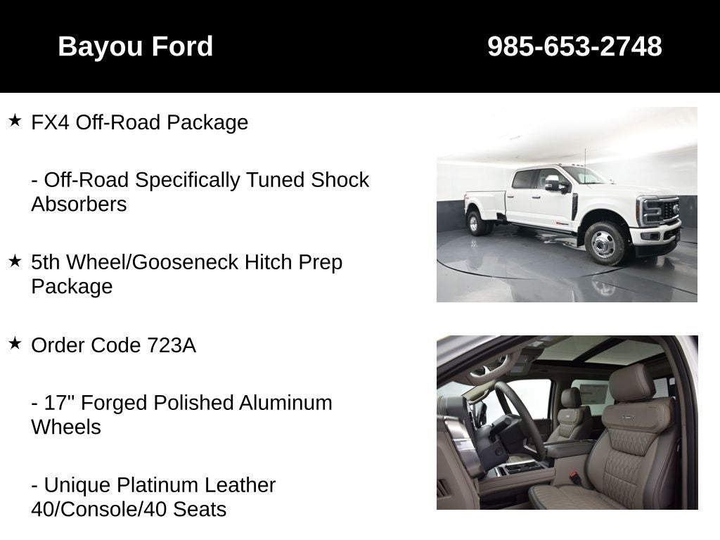 2026 Ford F-350SD Platinum DRW 723A