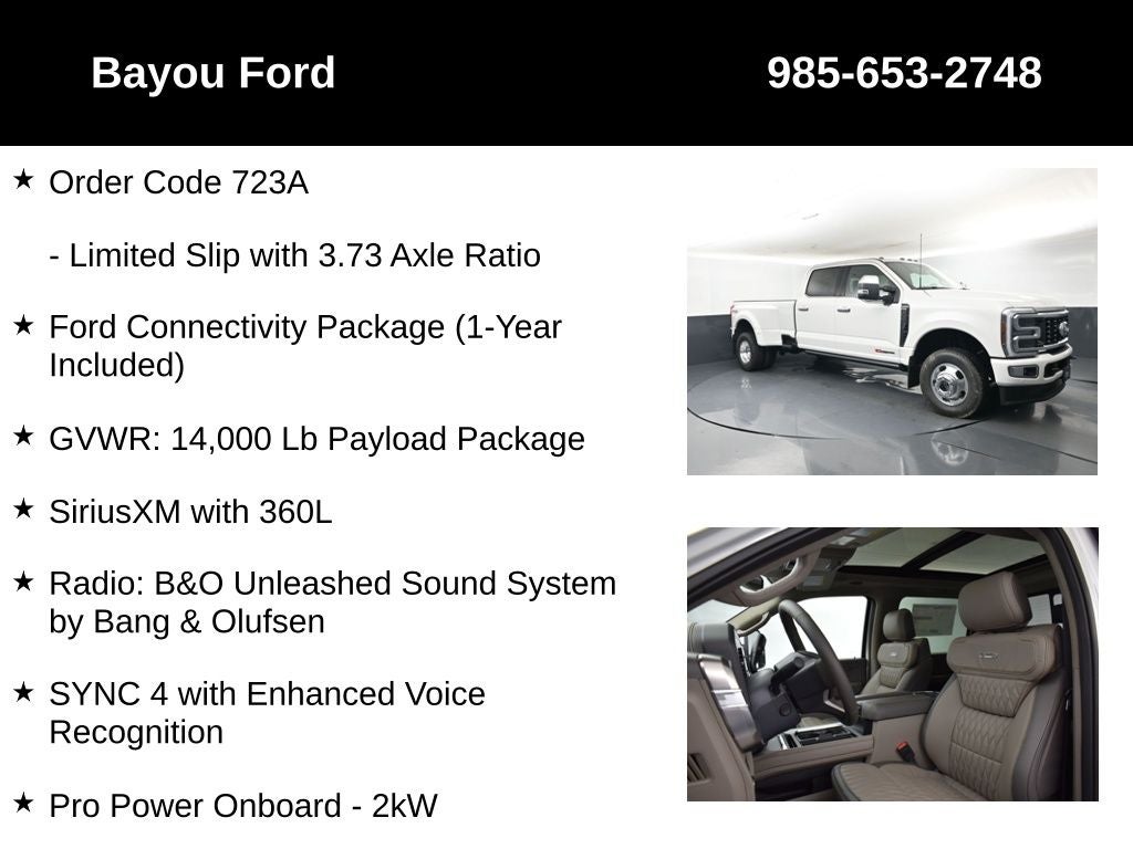 2026 Ford F-350SD Platinum DRW 723A