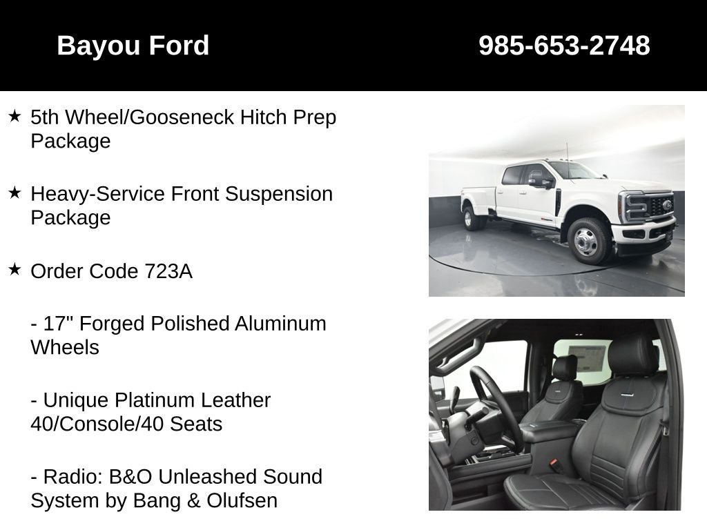 2026 Ford F-350SD Platinum 723A DRW