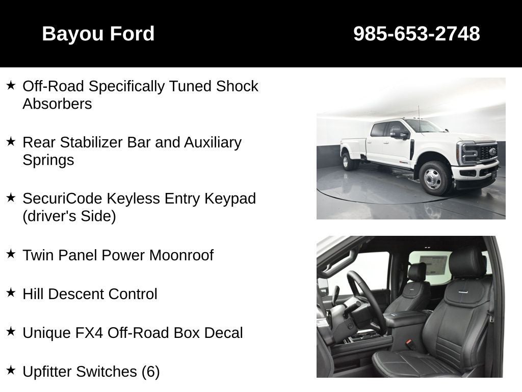 2026 Ford F-350SD Platinum 723A DRW