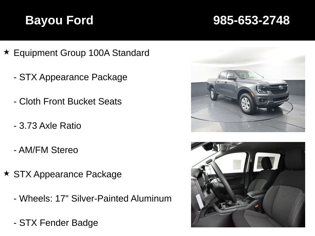 2026 Ford Ranger XL 100A