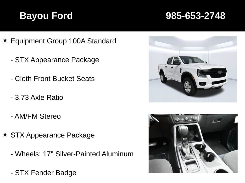 2026 Ford Ranger XL 100A