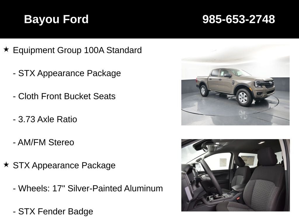 2026 Ford Ranger XL 100A