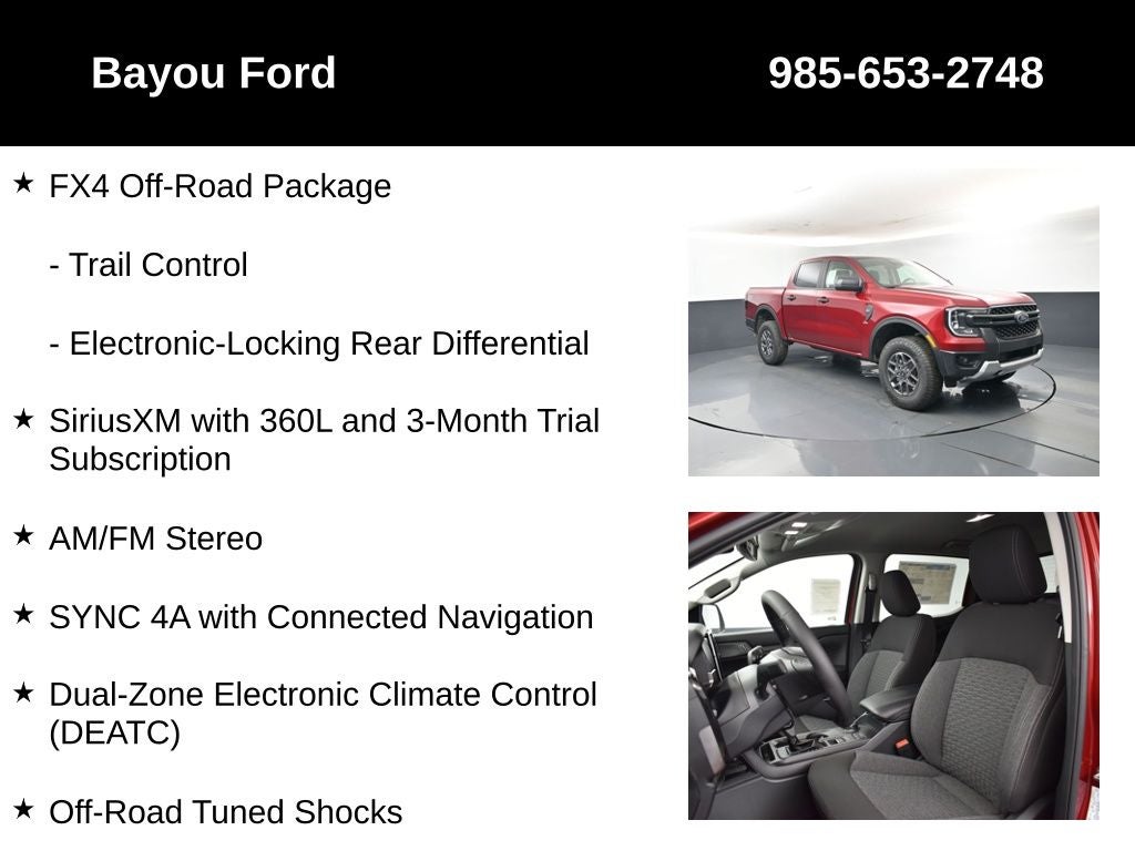 2026 Ford Ranger XLT 301A