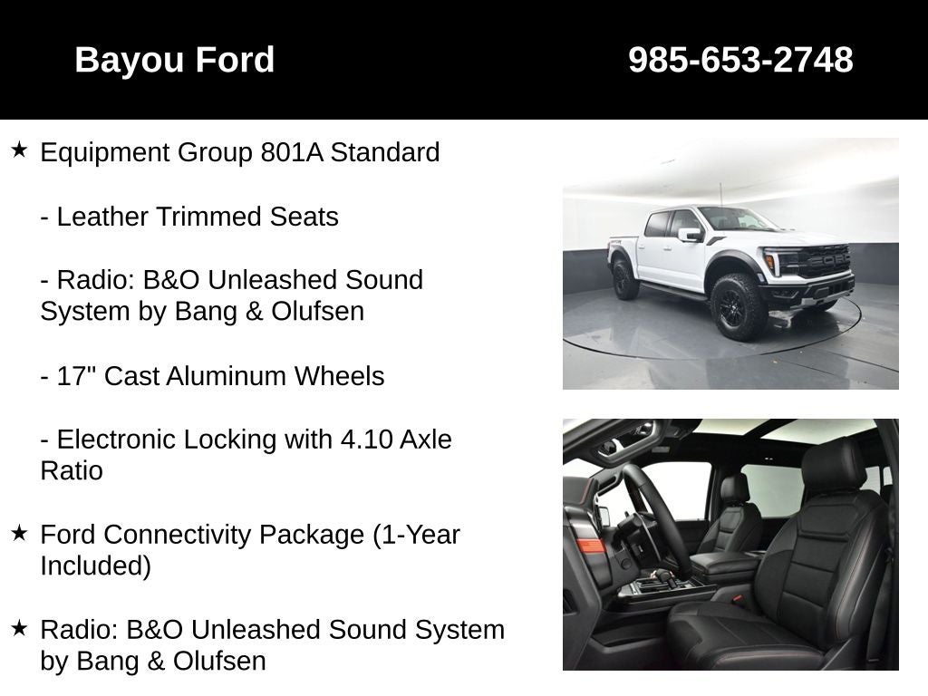 2026 Ford F-150 Raptor 801A