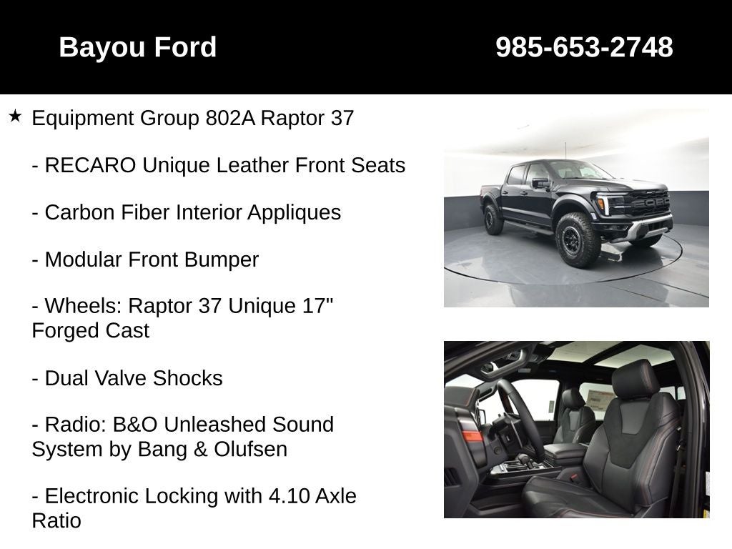 2026 Ford F-150 Raptor 802A