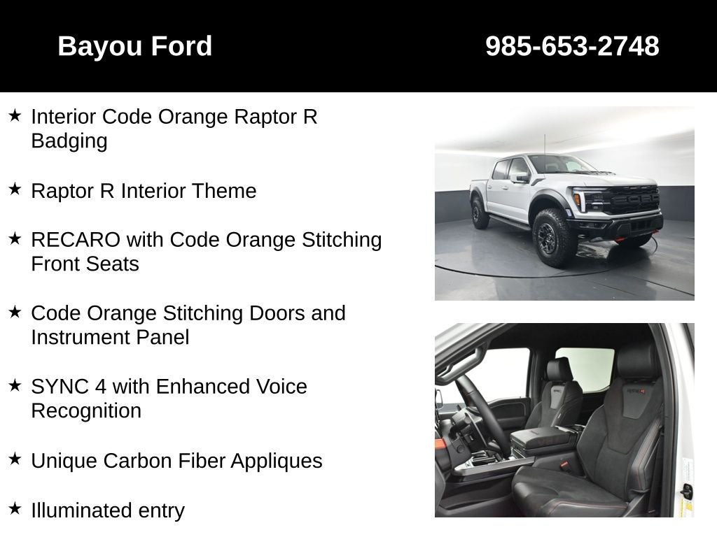 2026 Ford F-150 Raptor R 803A