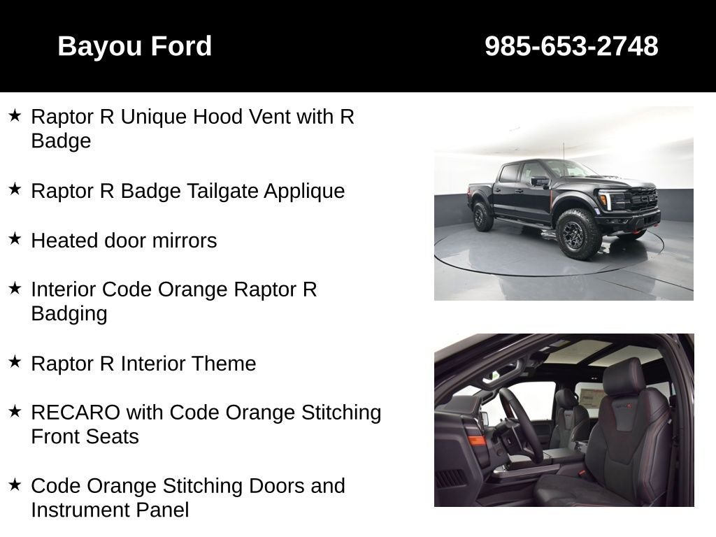 2026 Ford F-150 Raptor R 803A