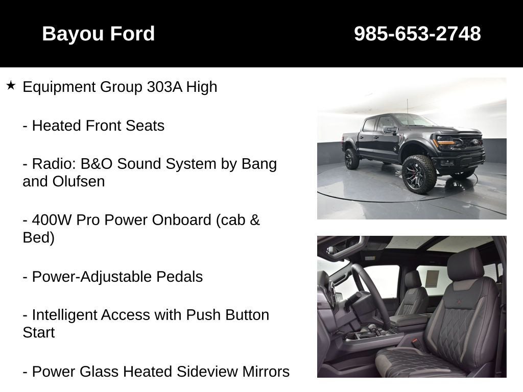 2026 Ford F-150 SCA Black Widow