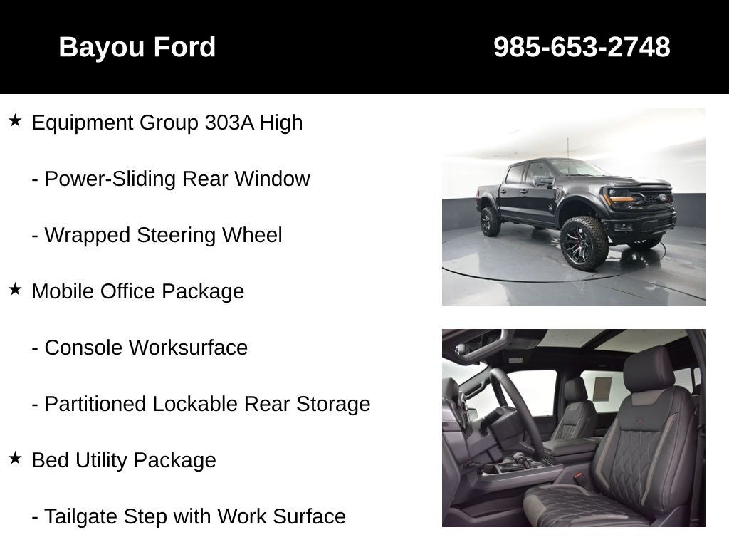 2026 Ford F-150 SCA Black Widow