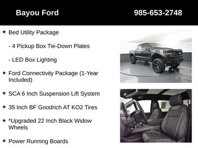 2026 Ford F-150 SCA Black Widow
