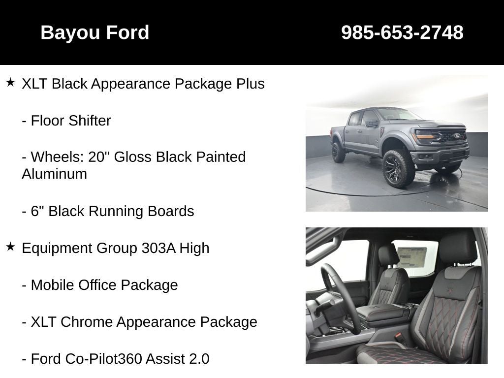 2026 Ford F-150 SCA Black Widow