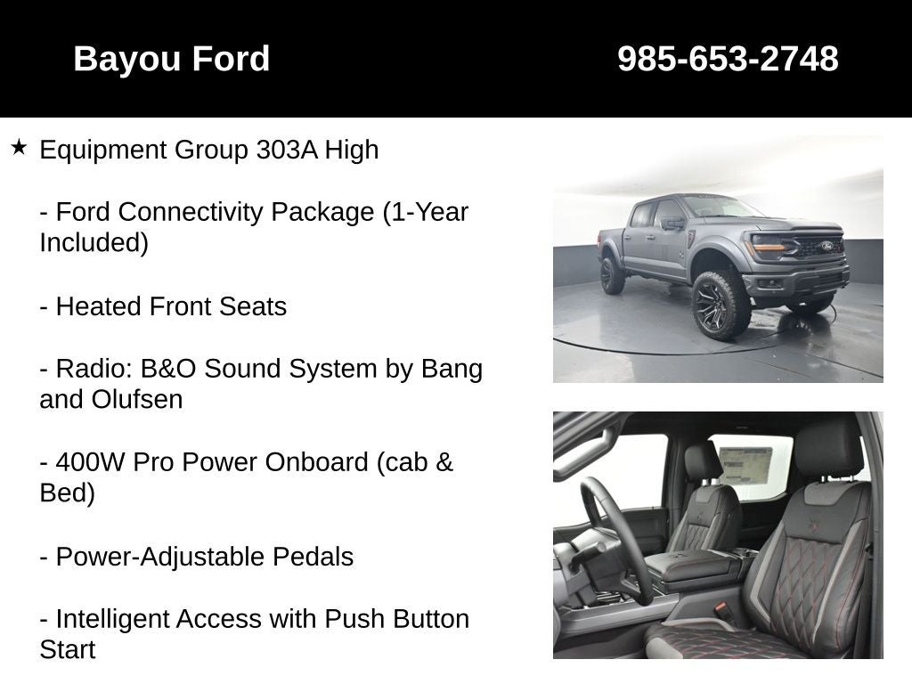 2026 Ford F-150 SCA Black Widow