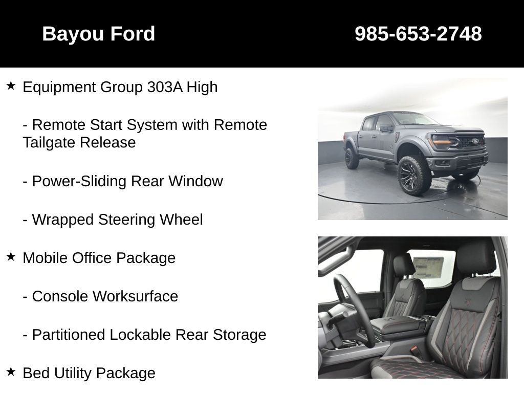 2026 Ford F-150 SCA Black Widow