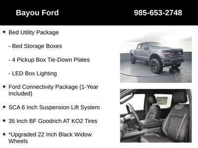 2026 Ford F-150 SCA Black Widow